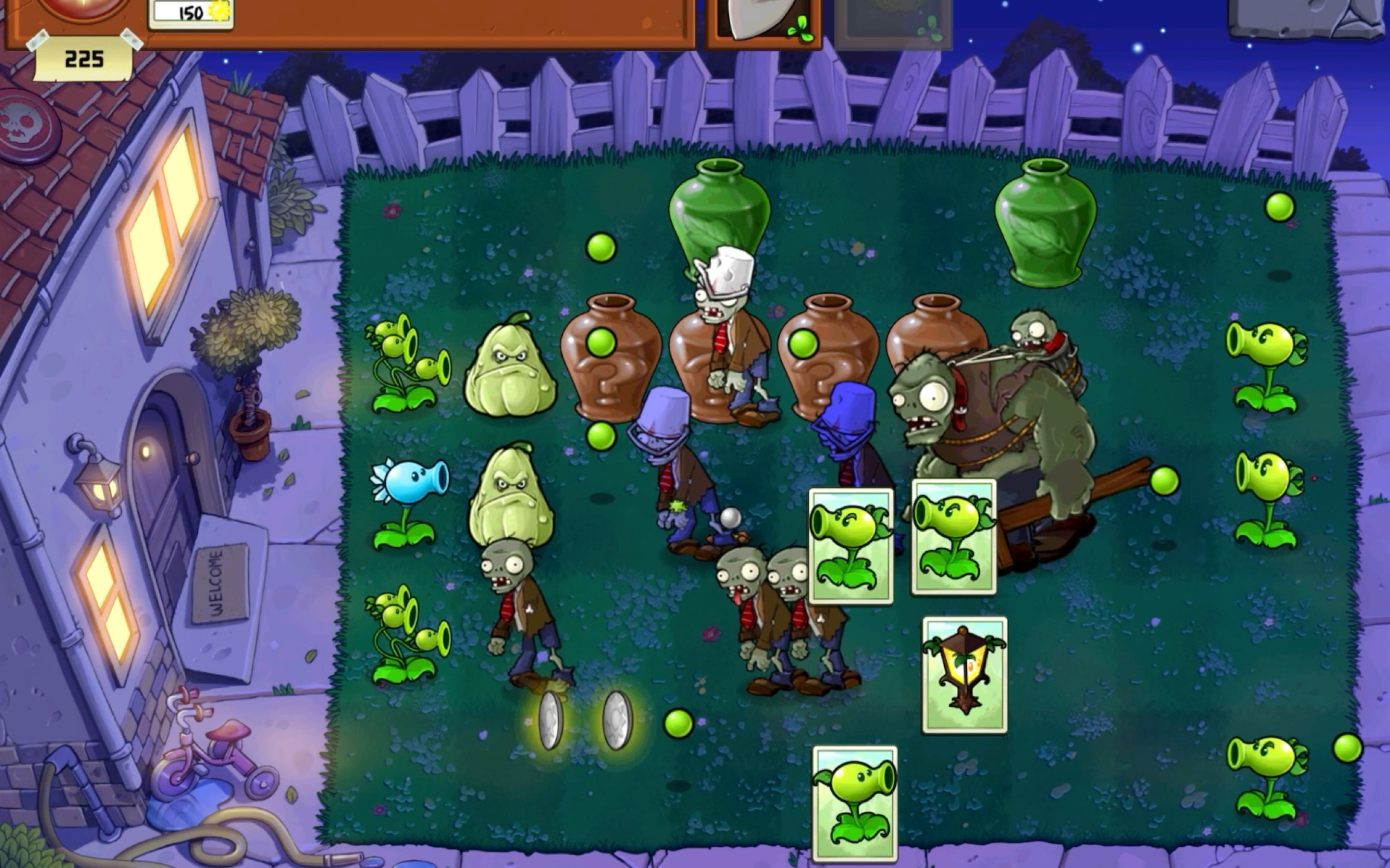 植物大战僵尸中的植物僵尸怎么打