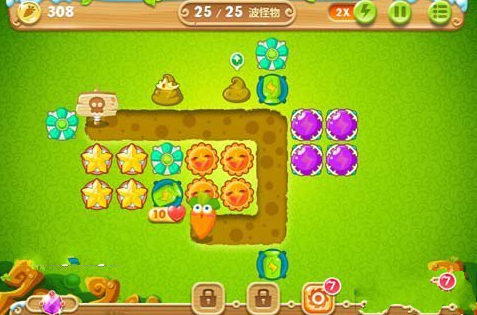 保卫萝卜2第十五关怎么打才能赢