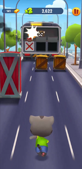 汤姆猫跑酷里怎么触发浣熊