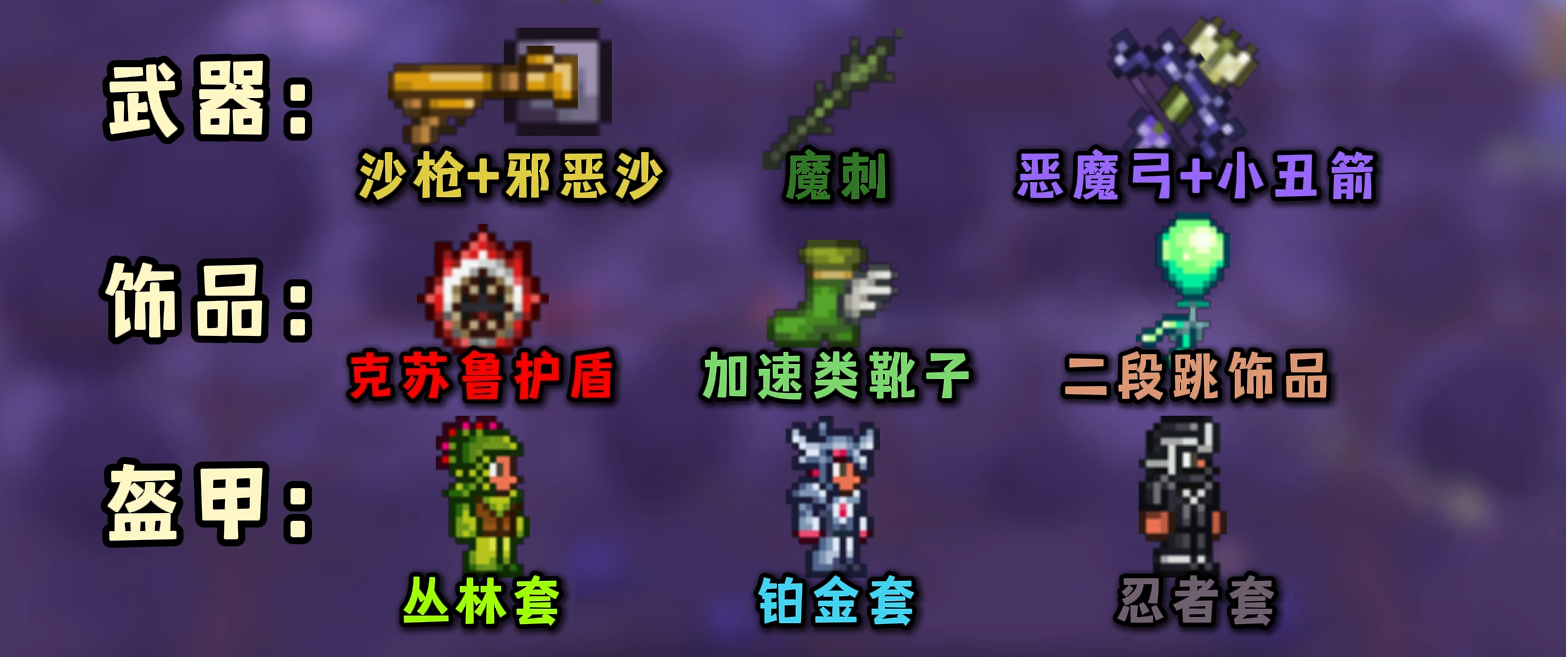 泰拉瑞亚世界吞噬者怎么打第二次