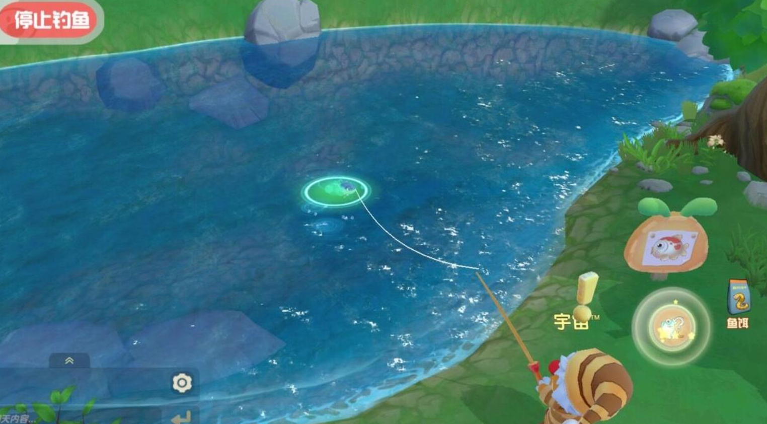摩尔庄园手游河童怎么放到水池里