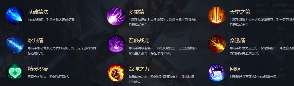 全民奇迹2七转弓箭手用什么技能