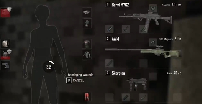 绝地求生都有哪些枪