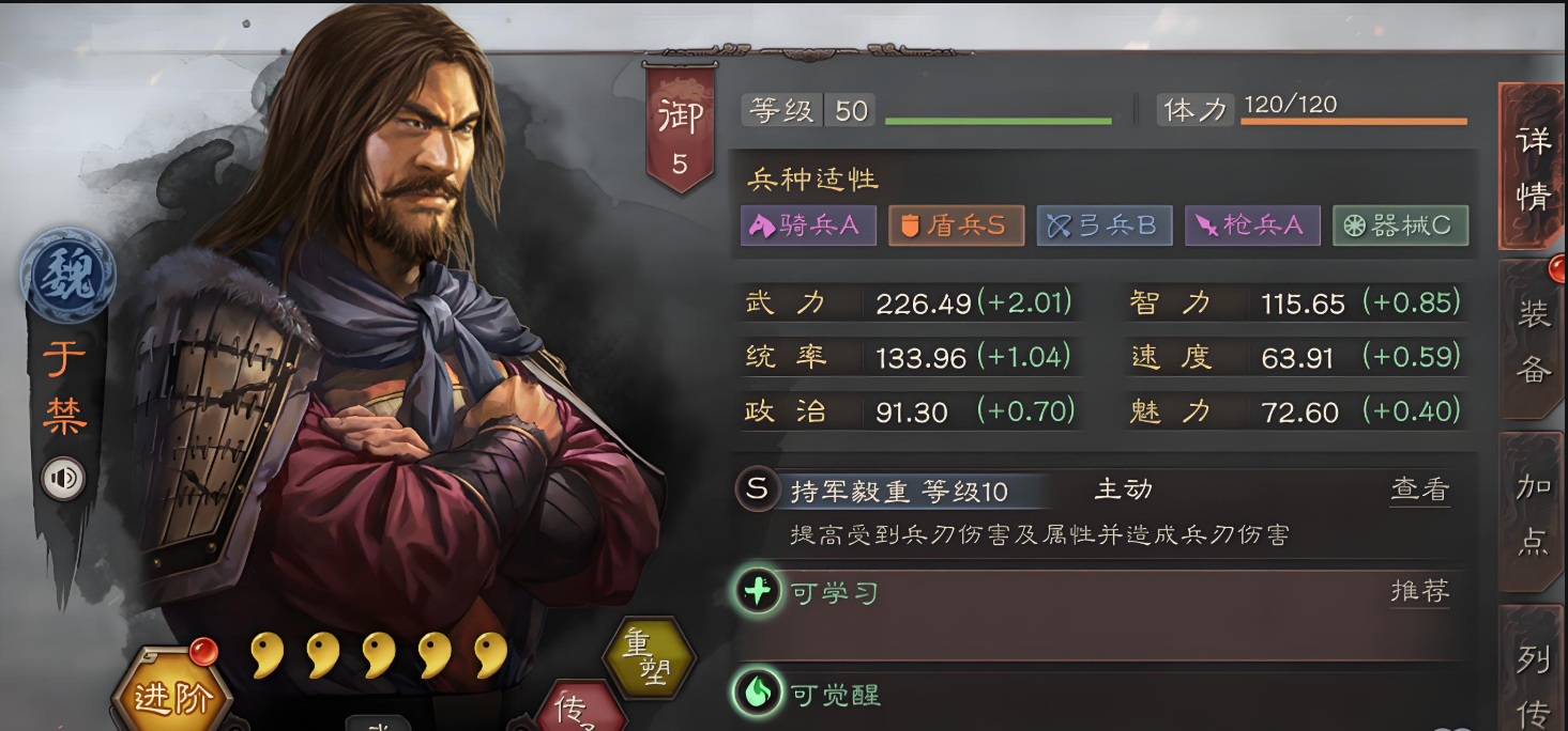 三国志战略版于禁用什么战法