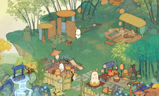 桃源深处有人家竹林怎么建