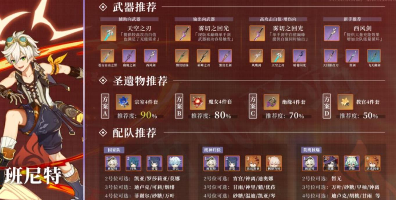 原神怎么得到班尼特的命星