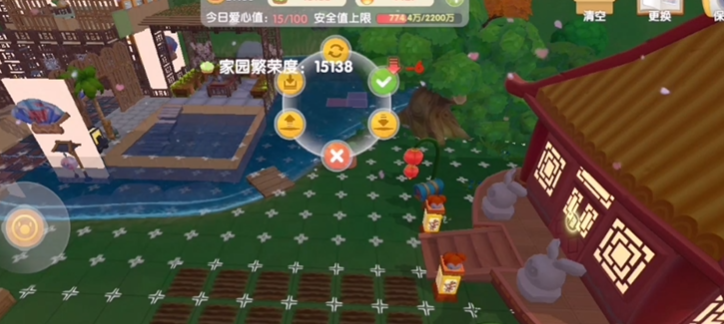 摩尔庄园家具怎么放水上