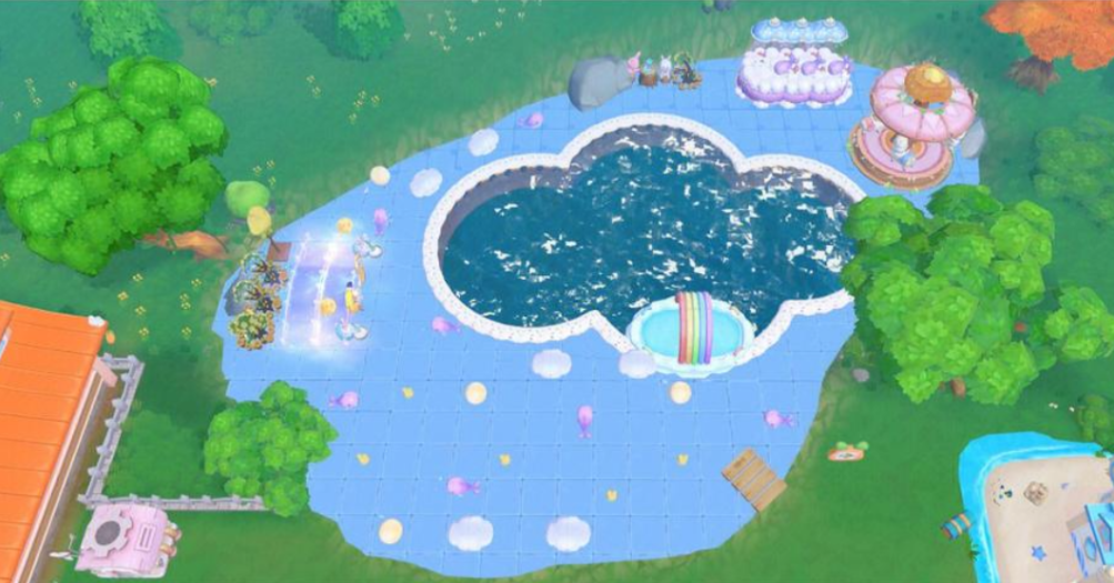 摩尔庄园游泳池三层怎么浮空 摩尔庄园游泳池三层怎么浮空