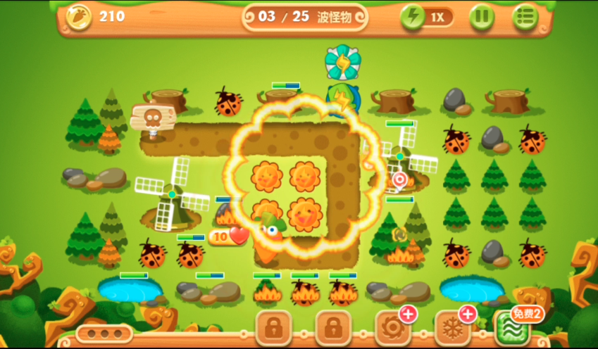 保卫萝卜2第十七关怎么打才能赢 保卫萝卜2第十七关怎么打才能赢