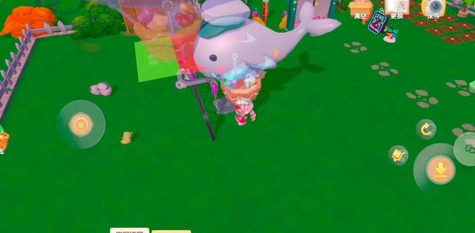 摩尔庄园怎么把白鲸放空中 摩尔庄园怎么把白鲸放空中