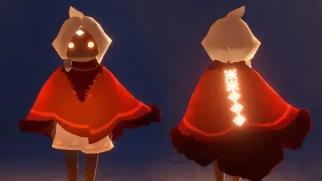 光遇红纹斗篷能搭配什么