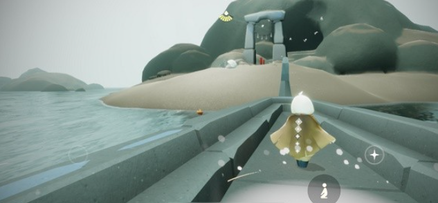 光遇墓土的灯塔怎么钻进去