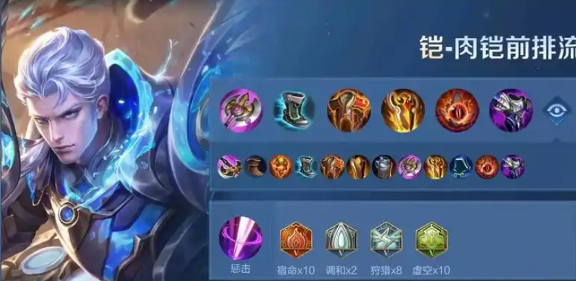 王者荣耀肉铠怎么出装