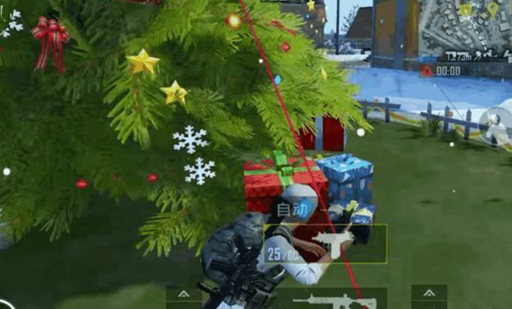 绝地求生刺激战场哪里找圣诞树
