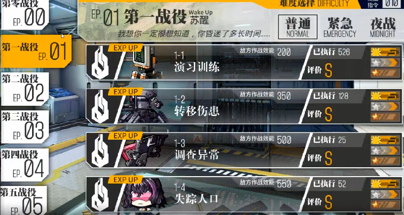 少女前线哪些关卡送经验书