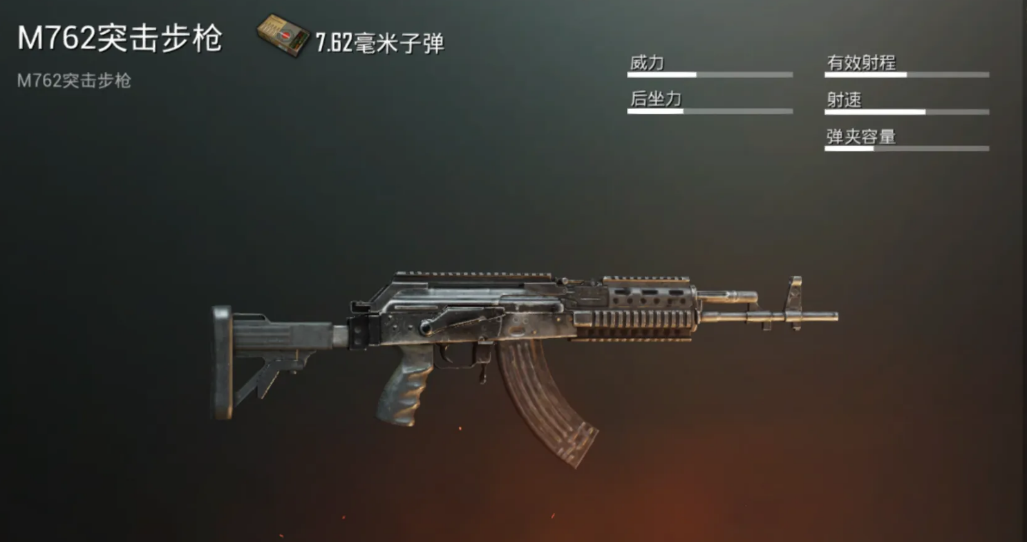 绝地求生为什么都用m762