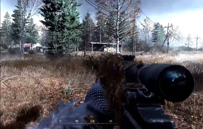 使命召唤4狙击关最后怎么过关