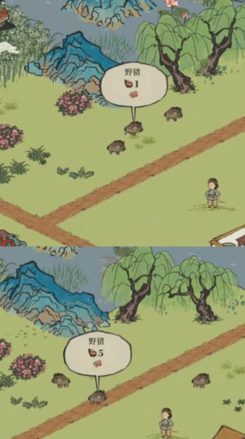 江南百景图虎丘野猪在哪