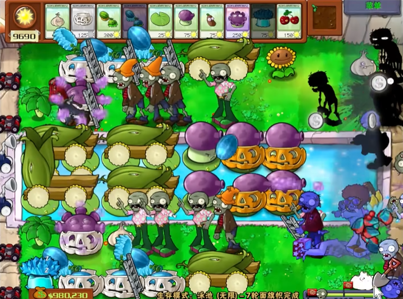 植物大战僵尸水上无尽版怎么打 植物大战僵尸水上无尽版怎么打