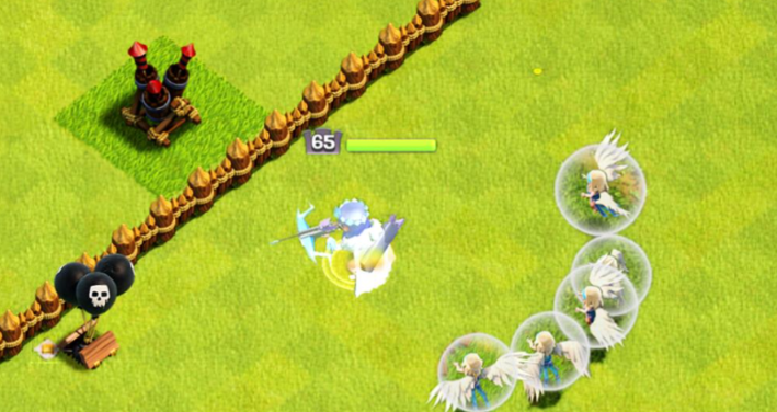 部落冲突天使怎么用