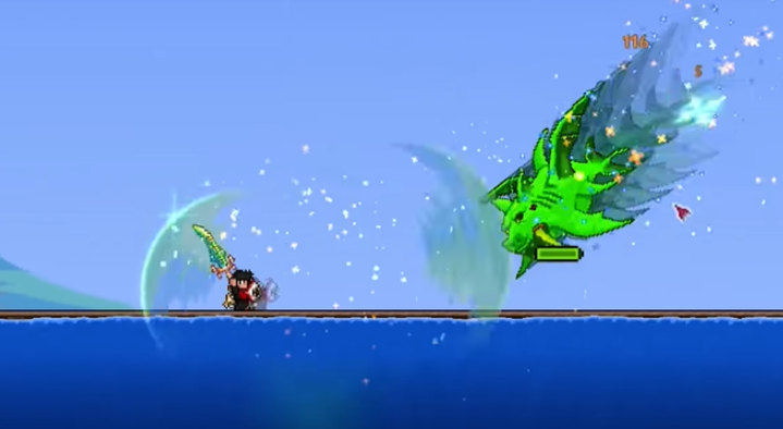 泰拉瑞亚猪鲨公爵怎么打