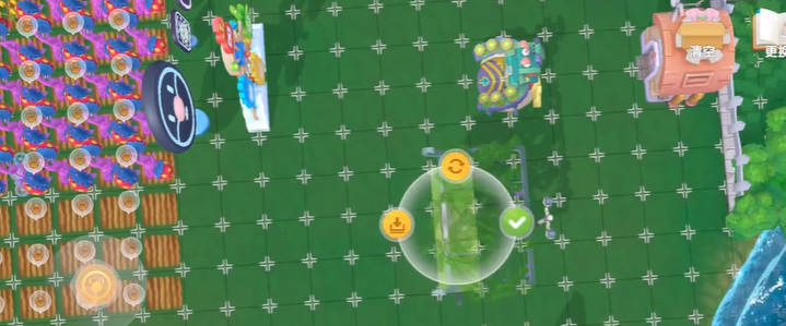 摩尔庄园怎么把家具卡到天上