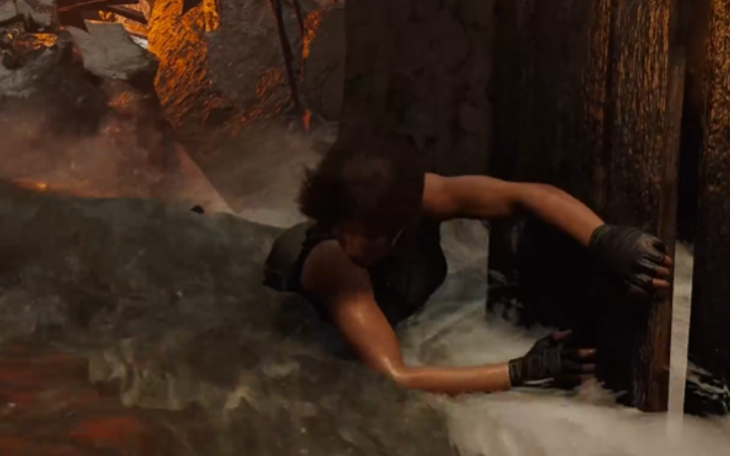 古墓丽影11洪水怎么跳