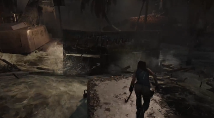 古墓丽影11洪水怎么跳