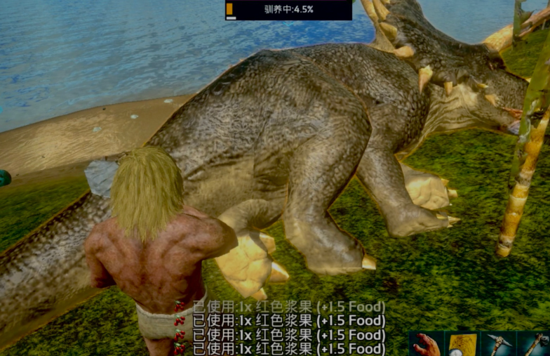 方舟生存进化怎么驯服生物