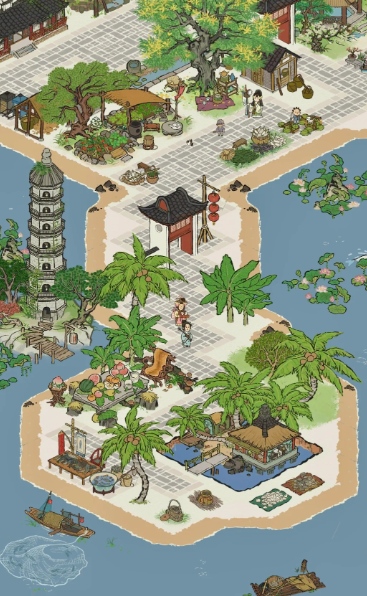 江南百景图毛笔怎么用