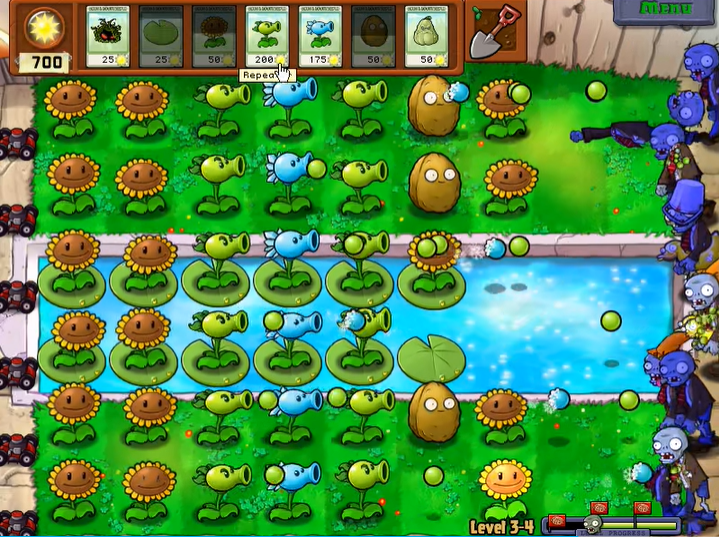 植物大战僵尸3-4怎么过的 植物大战僵尸3-4怎么过的